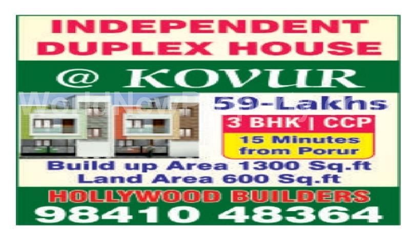 property near by Kovur, K.R. Muthukumar  real estate Kovur, Residental for Sell in Kovur