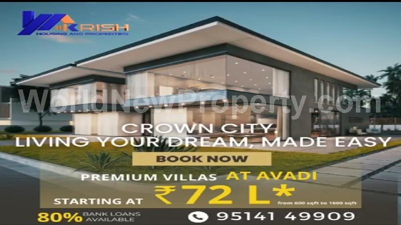 property near by Avadi, Vijay Kumar  real estate Avadi, Residental for Sell in Avadi
