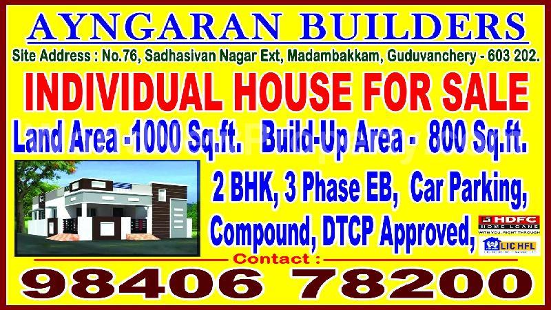 property near by Madambakkam, Ayngaran Builder's real estate Madambakkam, Residental for Sell in Madambakkam